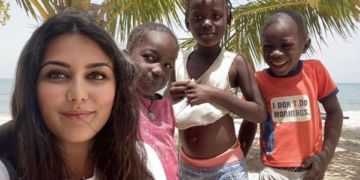 Breaking News: Amira Meliani, Former Miss Universe Morocco, Spotted in Senegal for a Noble Volunteer Program